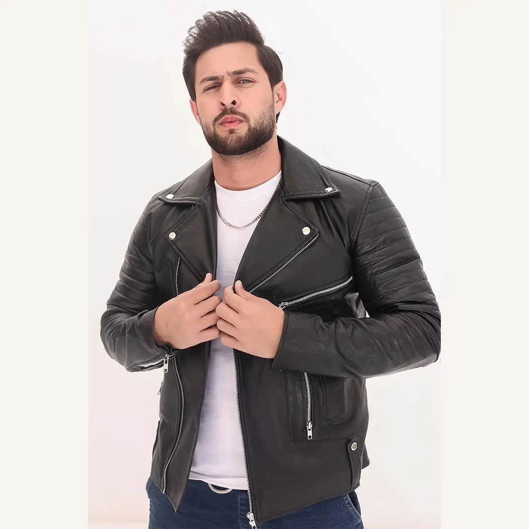 Men’s Premium Motor Cycle Classic Biker Jacket